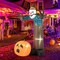 Costway 7 FT Inflatable Haunted Scarecrow Blow up Yard Decoration with Built-in LED Lights
